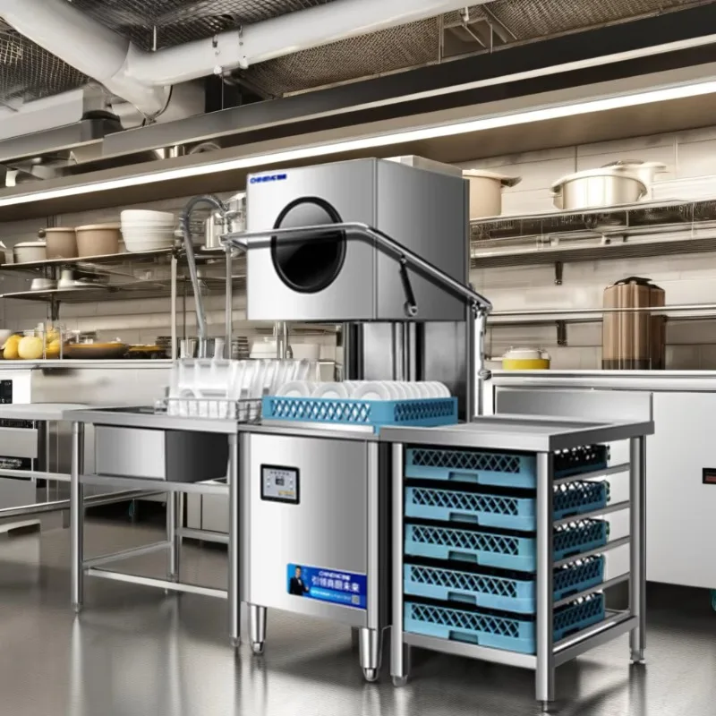 Stainless Steel Dish Washer Professional Kitchen Equipment Easy bar Glass Commercial Countertop Dishwasher for Hotel