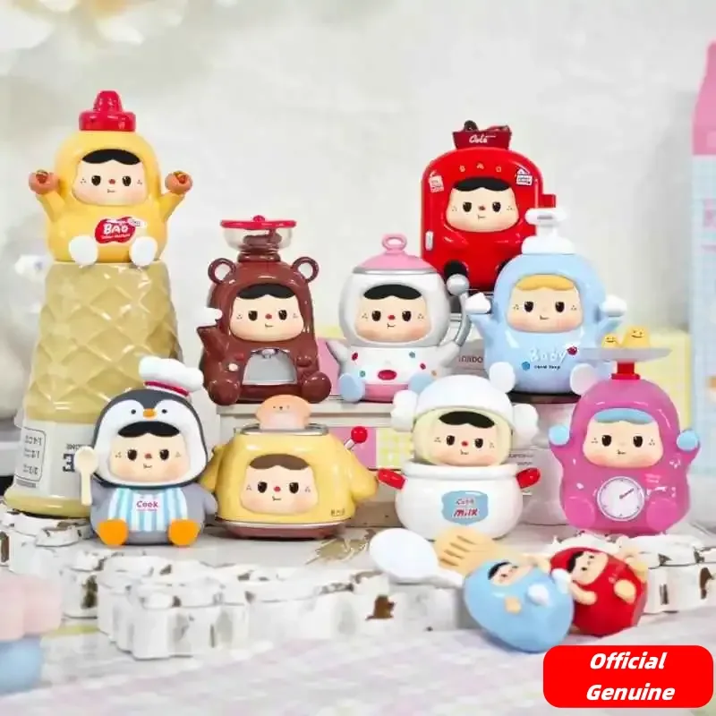 

Genuine Heyone Kawaii Baobao'S Small Kitchen Blind Box Mysterious Mystery Box Collectable Toy Gift Decor Figurine Customized
