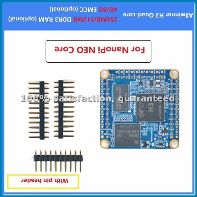 

Для NanoPi NEO Core Allwinner H3 четырехъядерный процессор 512 МБ DDR3 RAM + 8G EMCC мини-ядерная плата IoT UbuntuCore макетная плата-VVNB