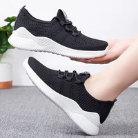 Baskets décontractées pour femmes, chaussures d'été confortables et respirantes à plateforme, mode femmes, chaussures polyvalentes à lacets, 2023 2