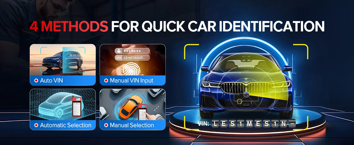 Autel MaxiIM KM100X KM100 KM100E Schlüsselanhänger-Programmiergerät Wegfahrsperre Neues Auto-Diagnosescanner Drahtloses Auto-Tool 60s Schlüsselgenerierung OBD IMMO Schlüssellernfunktion Chip lesen/bearbeiten/klonen Lebenslange kostenlose Updates Auto VIN & Scan VIN/Kennzeichen Android 9.0 2+64GB 5,5 Zoll – Detail 5