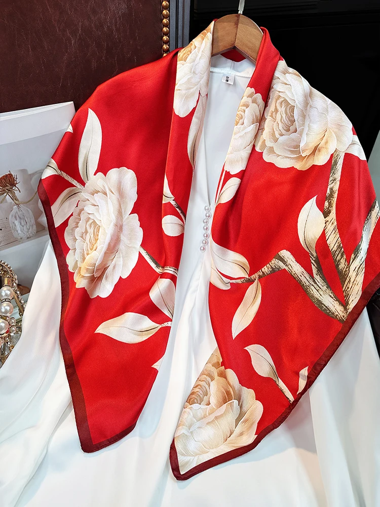 elegant-silk-floral-scarf-for-women-100-silk-high-end-shawl-birthday-gift-soft-comfortable-multifunctional-wrap