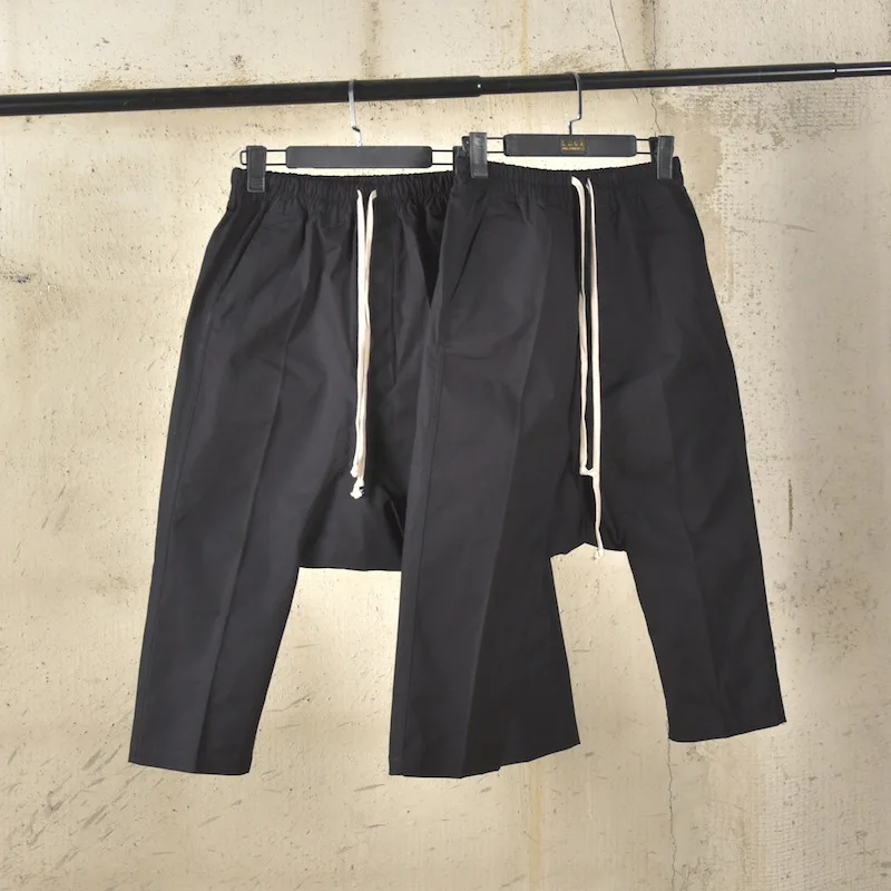 

Dark Style High Street Eight-Point Length Cotton Cargo Pants Men's Casual Pants Men's Clothing Women's Clothes