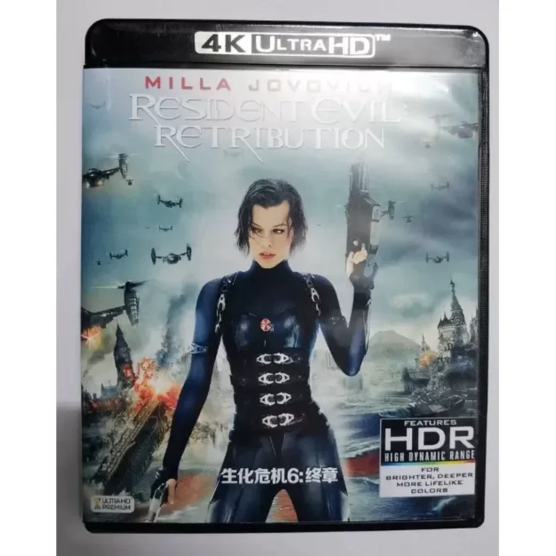 4K UHD Resident Evil 1 to 6 Complete Movie Collection New Box Set 6 Discs