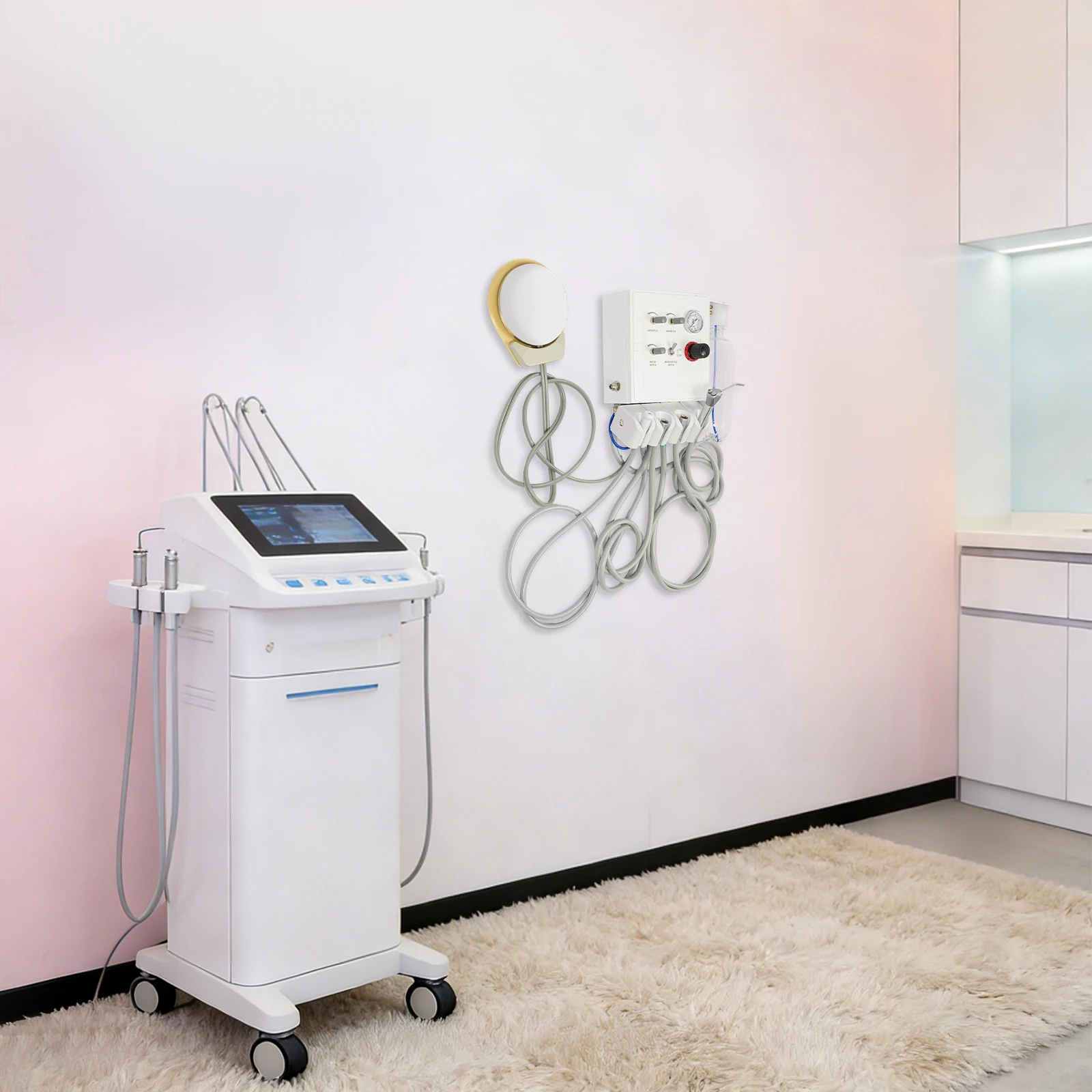 

Настенный 4-портовый турбинный вентилятор с функцией слабого всасывания, устройство для циркуляции воздуха, усовершенствованная система управления потоком воздуха