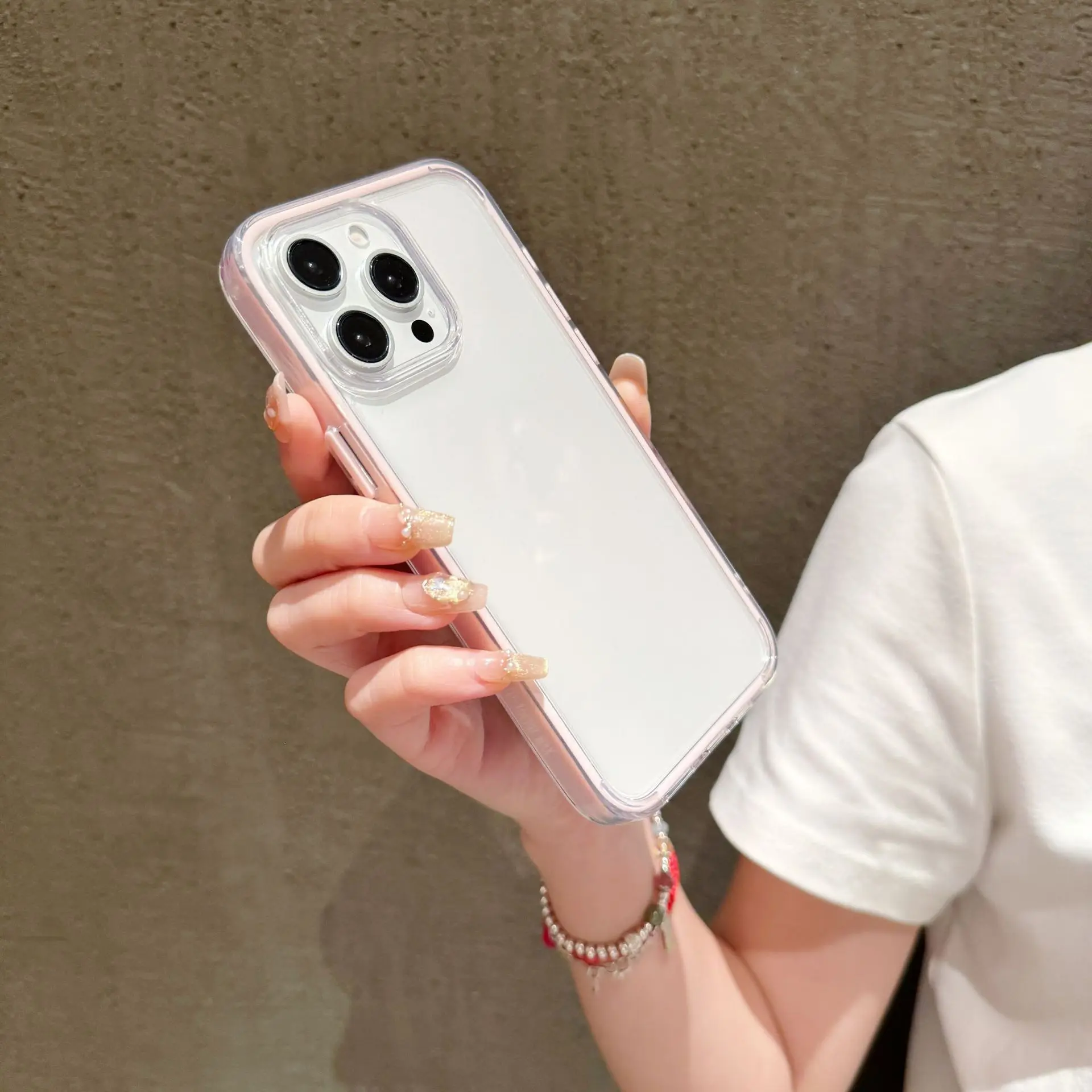 Hülle für iPhone 17 Pro Transparentes Acryl Anti-Drop Drei-in-Eins, für 15 Schutzhülle – Detail 13