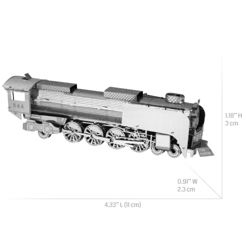 Lokomotive 3d Metall Puzzles für Erwachsene Kinder DIY Mecha Modell Kits Blöcke Kämpfer Modell Kit Brain Teaser Puzzle Zappeln Spielzeug