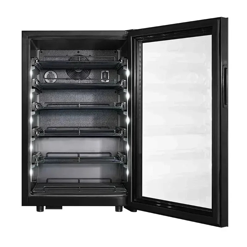

Customizable Smart 22 Bottle Wine Cooler Freezer with LED Lighting Factory Direct 75L Electric Wine Refrigerator
