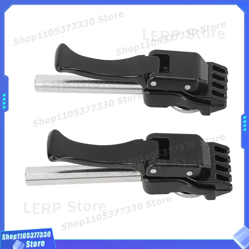 1 Pair Black Badminton Racket Threading Clip Tennis Stringing Start Clamp Tool Accessories for Flight Repair Kit Professional