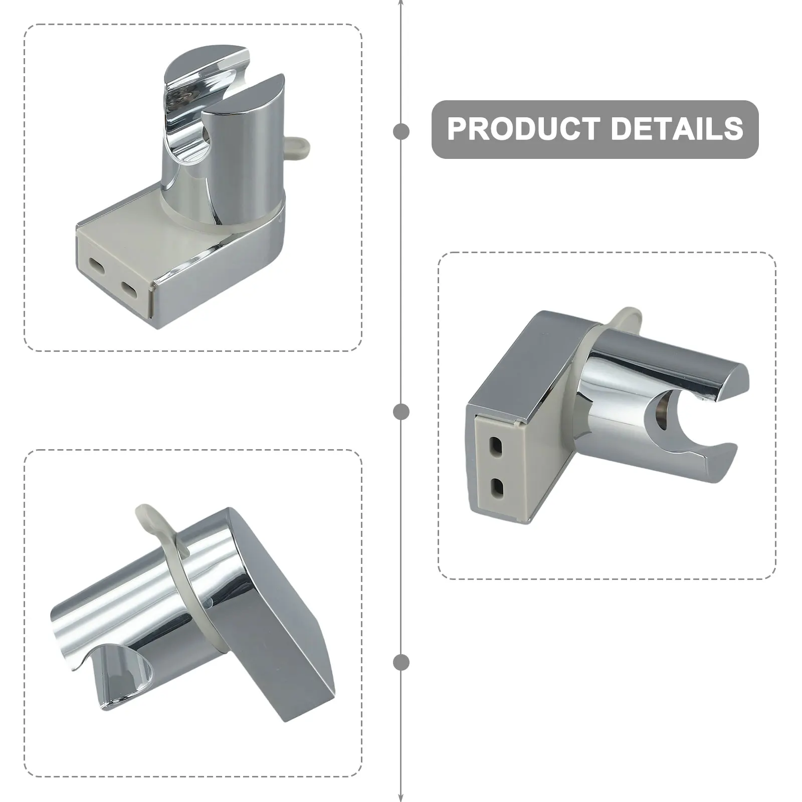 سهلة التركيب حامل دش الحمام ABS الهندسة الصف البلاستيك ABS الهندسة الصف حزمة المواد مسامير الصلبة الصف