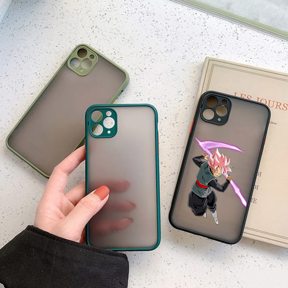 New Trend Dragon Anime balls DBZ Camera Protection Phone Case For iPhone 15 14 11 12 13 Pro X XR XS Max 7 8 SE Translucent Cover