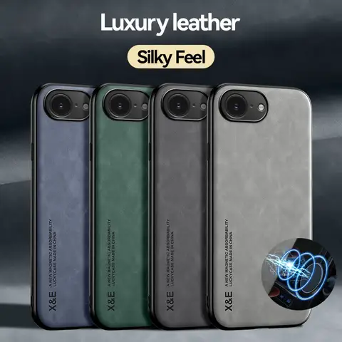 iPhone 16e 용 케이스 iPhone 16 Pro Max 16 Plus 고급 보호 커버 자동차 홀더 전화 Coque Fundas