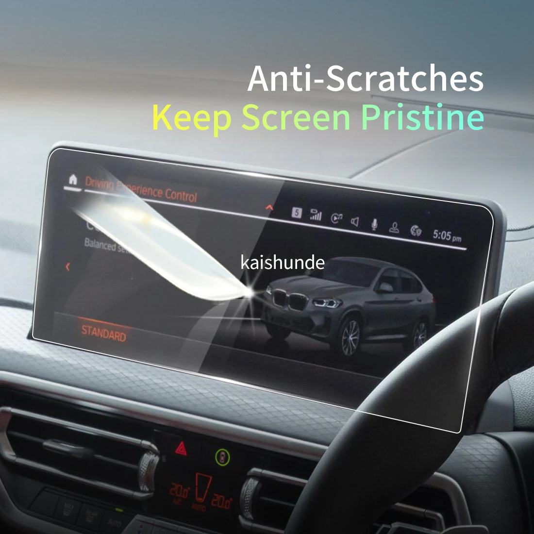 For BMW X4 2023 Screen Protector Tempered Glass Protective Film Carplay Panel Media Video Car Vehicle Interior Accessories