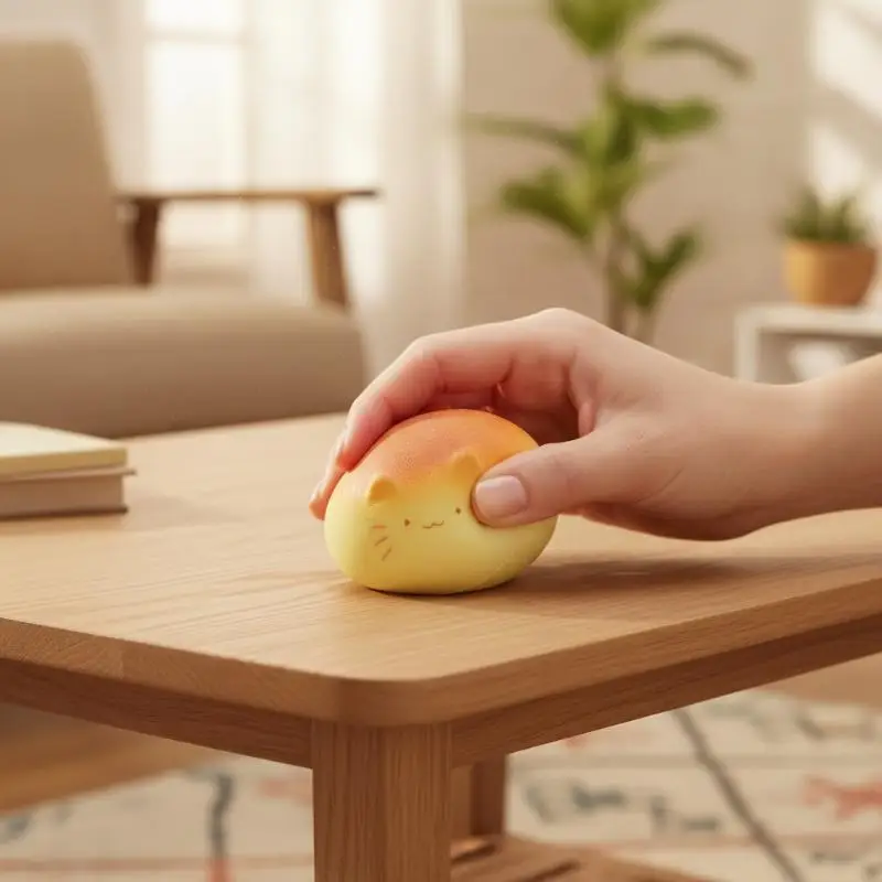 1Pcs Cat And Dog Animal Bread Slow Rising Big Thick Bread Slow Rebound Squeeze Toy Anti Stress Release Hand Relax Toy