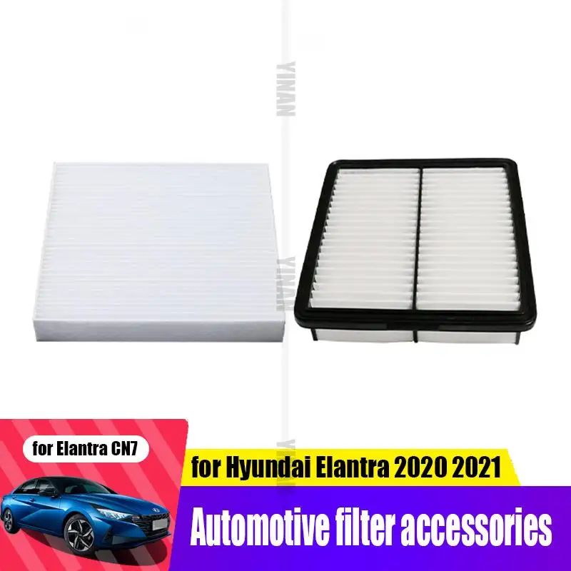 Car air conditioning filter, engine air filter accessories replacement for Hyundai Elantra CN7 2020 2021