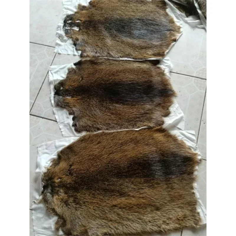 Whole Beaver Fur All-Season Car Seat Cushion Sofa Cushion Clothing Lining Mattress Fur and Leather Integrated