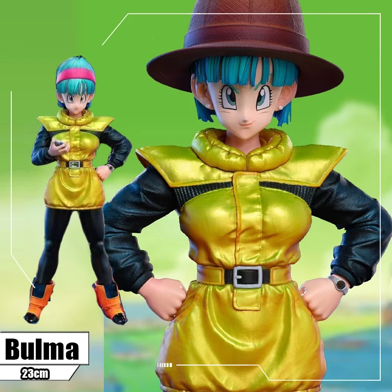 

Аниме Dragon Ball Z 23 см Bulma Красивая девушка Bulma Подвижная модель Статуя из ПВХ Статуя Коллекционная модель игрушки для детей Подарки