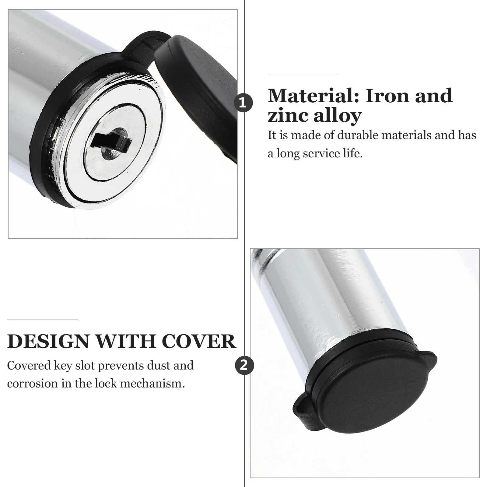 

1Pcs Receiver Hitch Lock Trailer Coupler Lock Set Anti-Theft Weather-Proof Cover Easy Access for Tow Ball Mount Security Locking