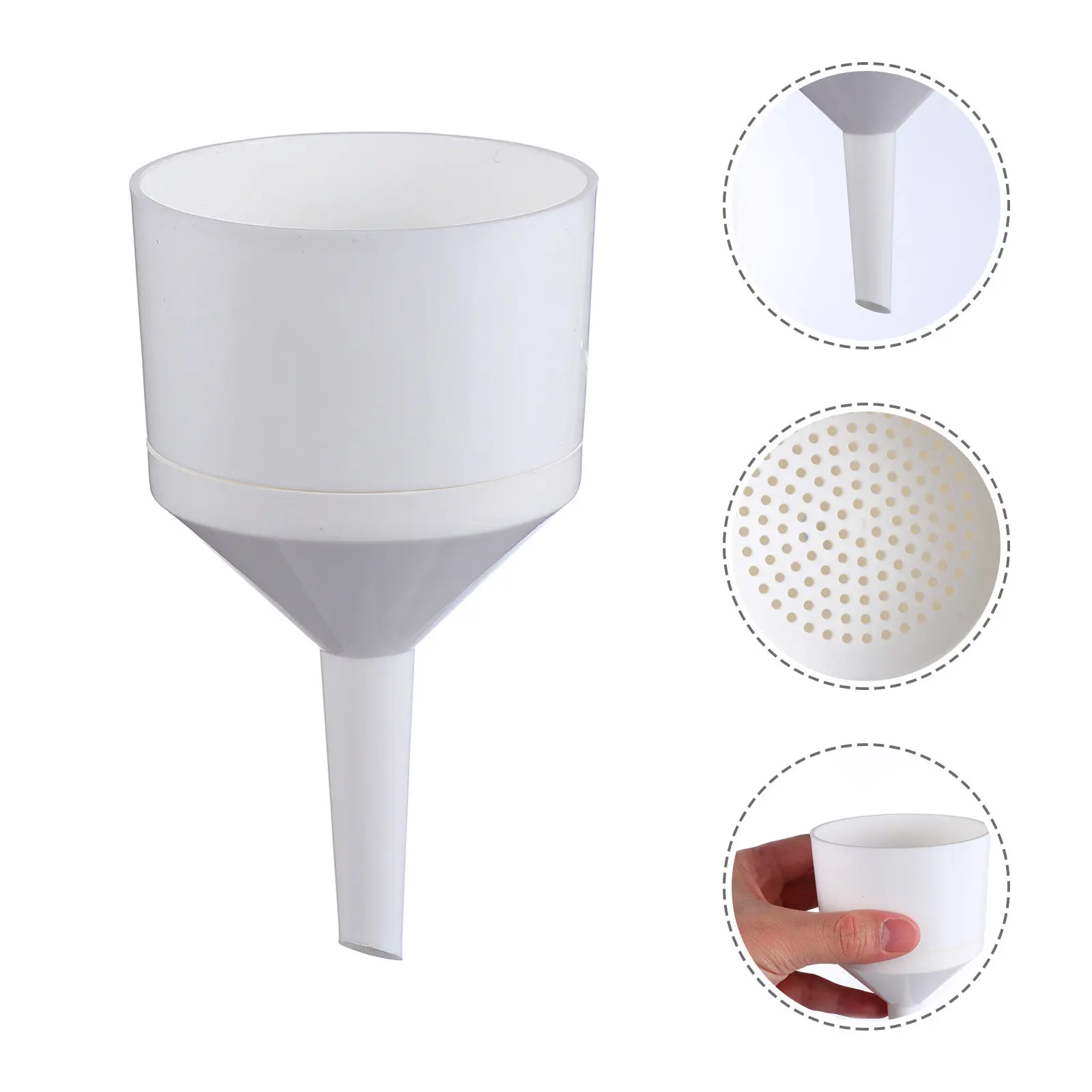 70Mm Premium Plastic Buchner Funnel Reliable Laboratory Filtration Funnel for Colleges Universities Research Labs Liquid Solid