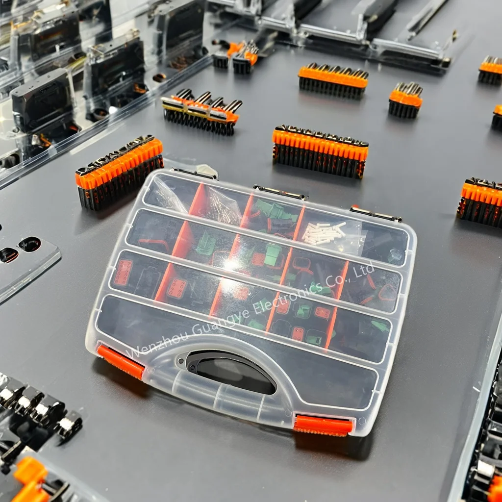 Hot Selling Deutsch Pin Connector Kit 382PCS DT Adaptor Connector with 12Pin IP67 Protection Level Plastic Housing PC Material