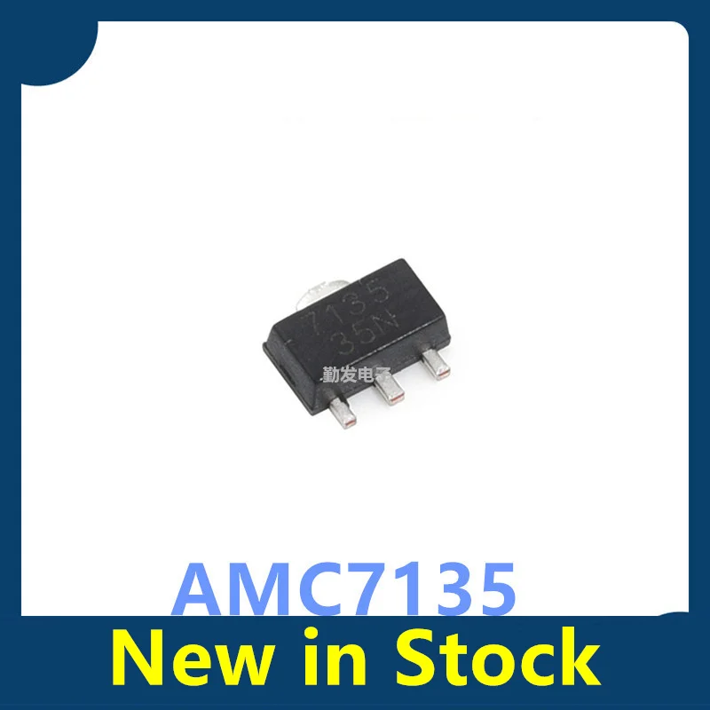 50PCS L7135 AMC7135 SOT-89 Constant-current 350mA/2.7–6V high-power LED driver chip
