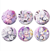 Suitable For Blue Archive White Zhouzi Surrounding Badges Cos Pendant Chest Badges 58mm Bar Punch Tin Badge Hanging Decoration