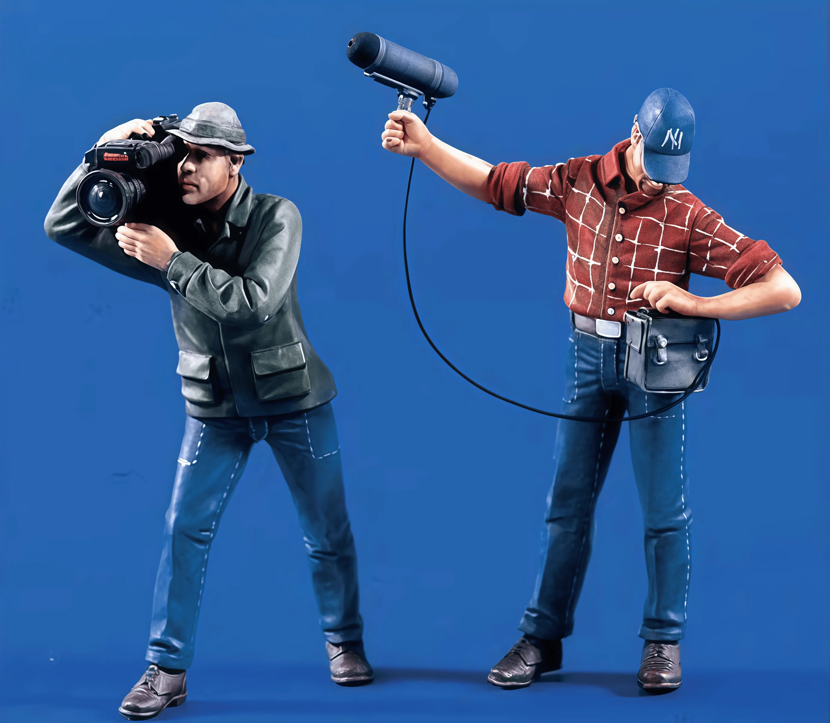 

Precision 1/35 Resin Model Kit GK, TV News Reporter Model, Unpainted (without rope)