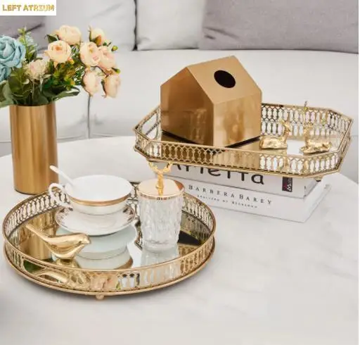 gold-trays-decorative-vintage-mirror-glass-storage-tray-rectangle-round-fruit-plate-desktop-small-items-jewelry-display