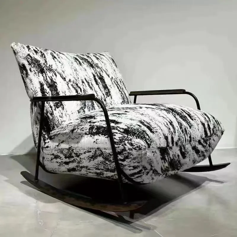 Hot Selling Modern Luxury Sofa Chairs for Apartment  Features Uniquely Designed Rocking Chair Lounge Chairs for Living Room