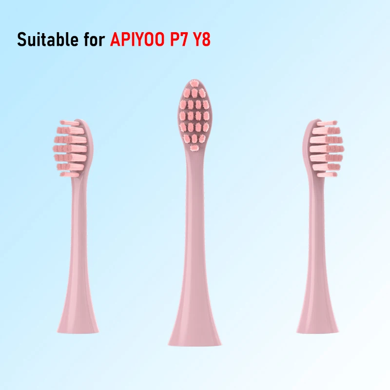 20/50/100PCS Toothbrush Heads for Apiyoo P7/Y8/SVP/Moon Sonic Electric Tooth Head Vacuum Bristle Nozzles