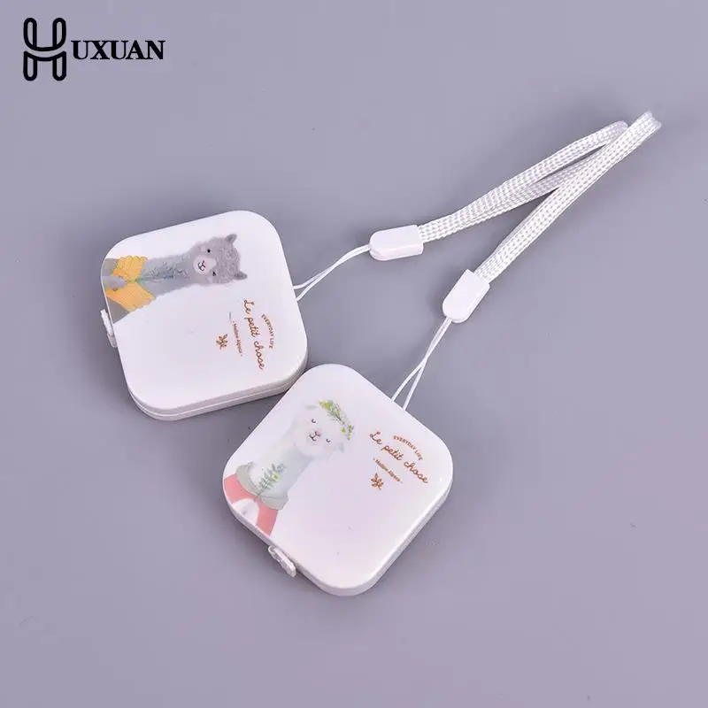 150cm Portable Children Height Ruler Centimeter Inch Roll Tape Alpaca Tape Measure Retractable Ruler Girls Gifts Leather Ruler