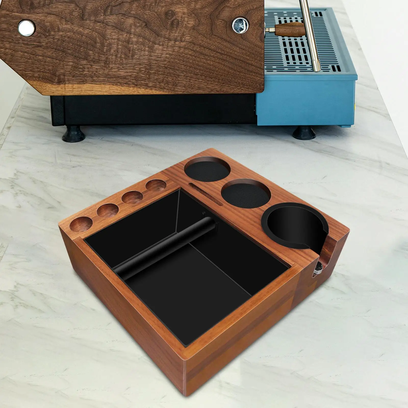 Coffee Organizer Box Easy to Clean for Barista Coffee Shop Espresso Machine