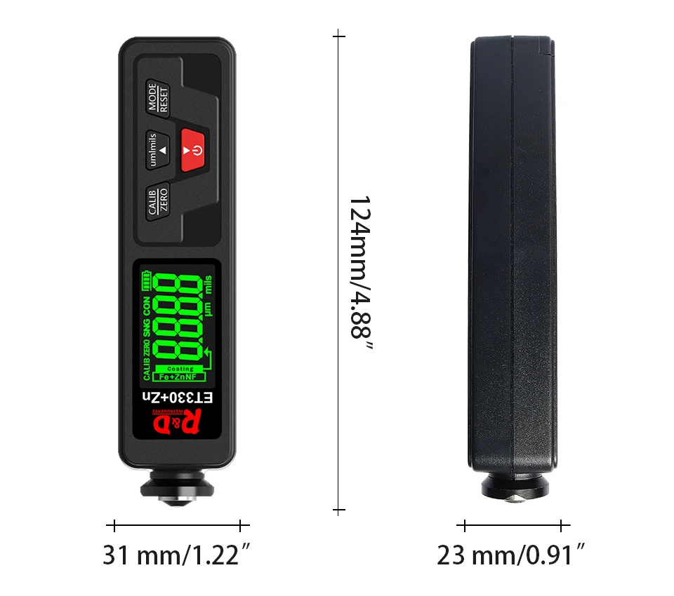 NOYAFA ET330 Lackdickenmessgerät Autolack Tester Meter Autolack Dicke Tester Meter Messgerät