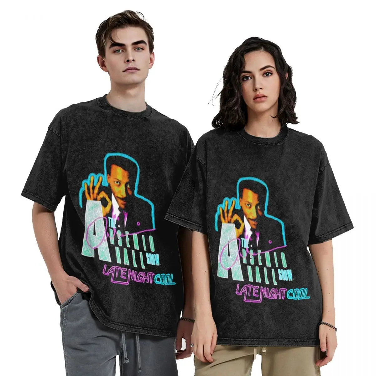 

1990 The Arsenio Hall Show Rare Vintage Late Night T-Shirt Clothing oversizeds oversized t shirt mens vintage t shirts