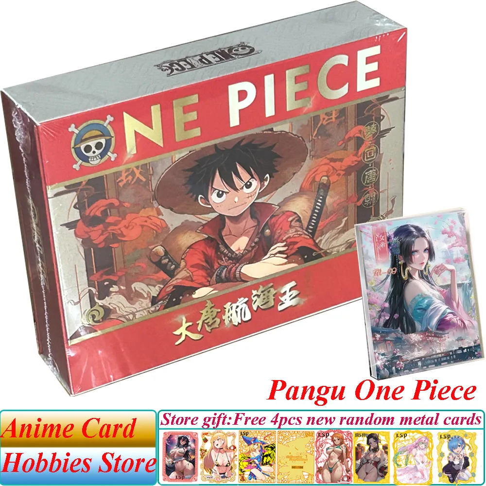 Pangu One Piece Cards Dreaming Of The Tang Dynasty Anime Luffy Zoro Nami Chopper Rare Tn Acrylic Sand Flow Cards Kids Toy Gift