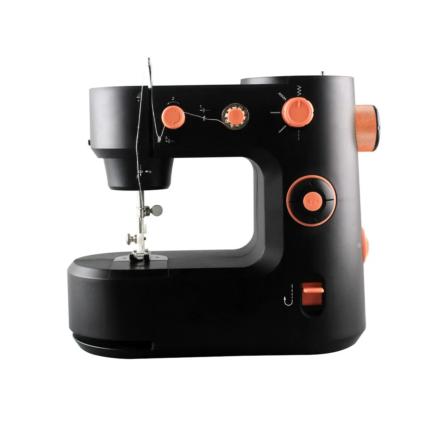 FHSM-398 Multifunctional 5-stitch Sewing Machine Mini Portable Edge Locking Home Sewing Machine