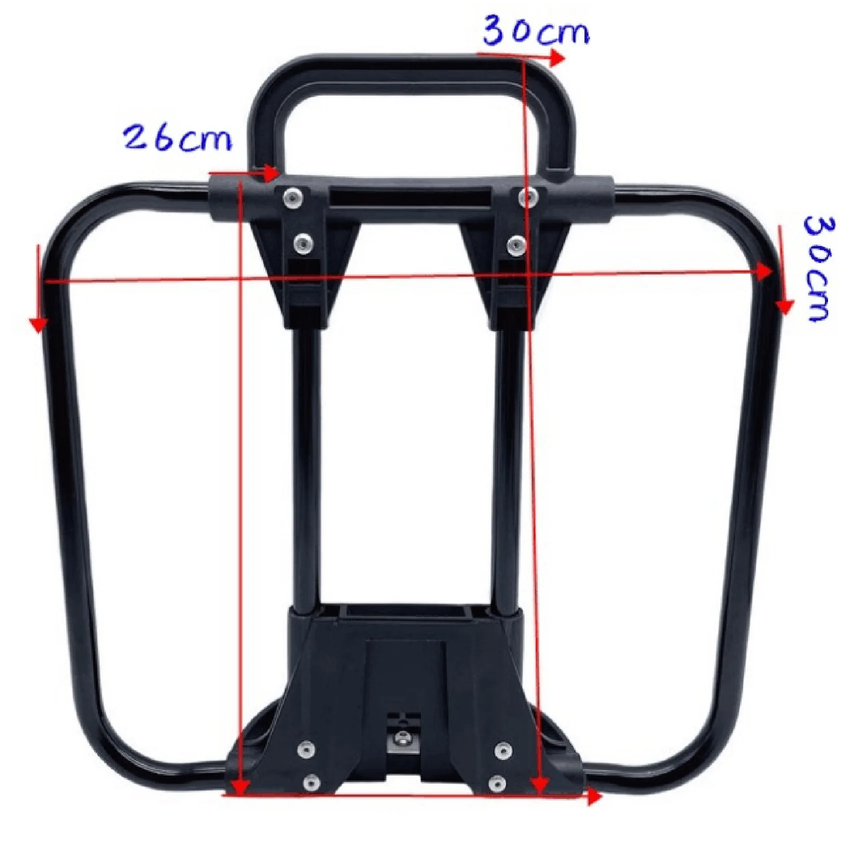 New Upgrade Folding Bike S-Bag C-Bag Alloy Front Rack Schoolbag Rack Backpack Rack Row Skeleton Basket for Brompton Parts