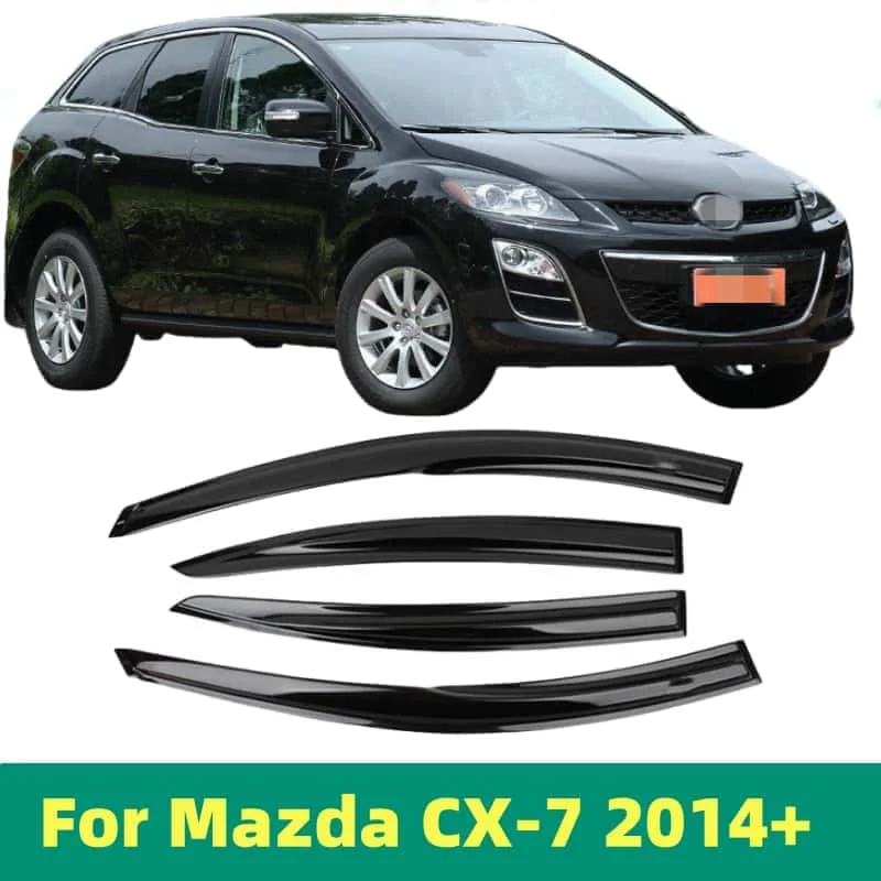 

For Mazda CX-7 2013 2014 Window Visor Side Vent Rain Guard Deflectors Shade Shield Shelter Protector Cover Cars Accessories