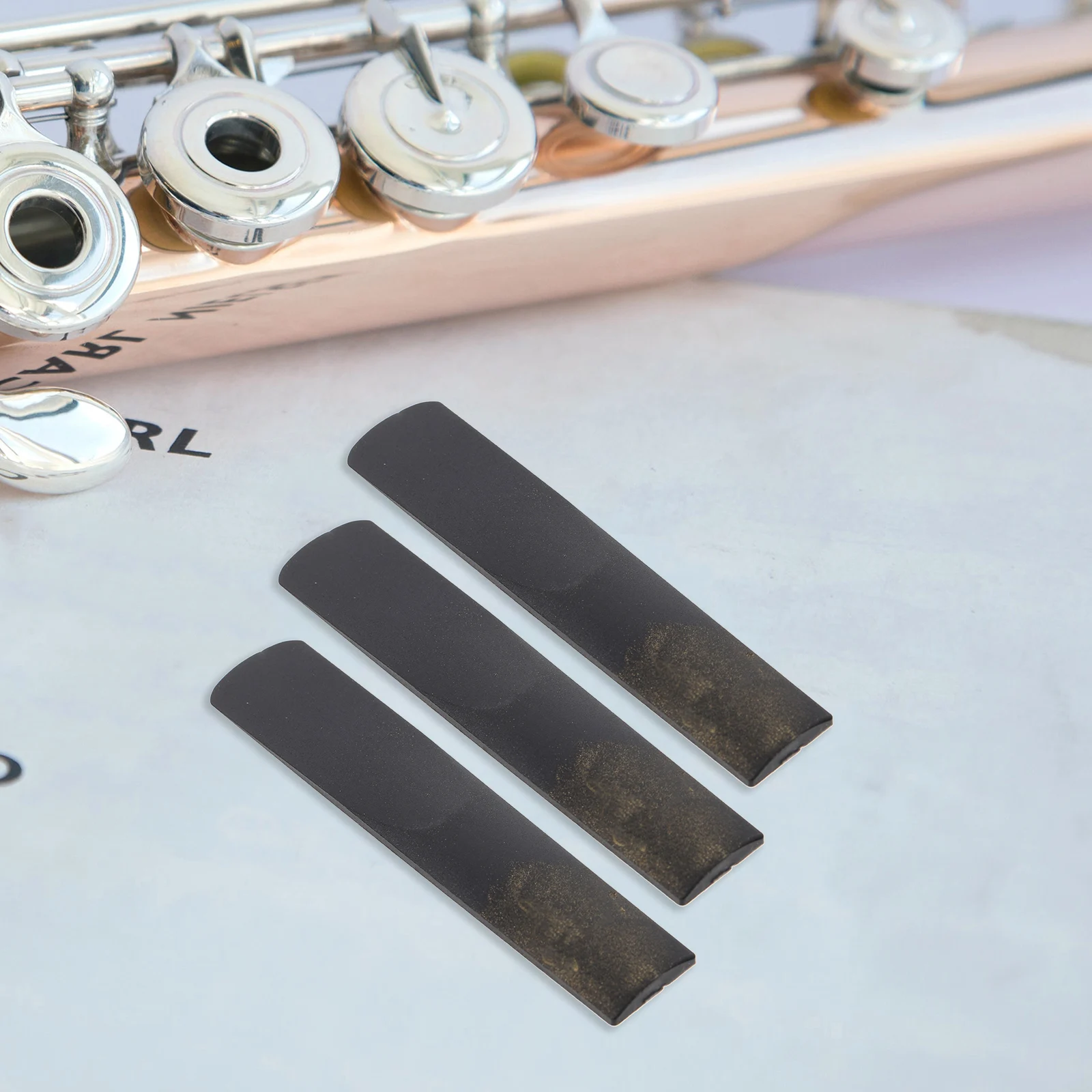 

3 Pcs Resin Temperature-resistant Clarinet Reeds Accesories Part Safe Professional