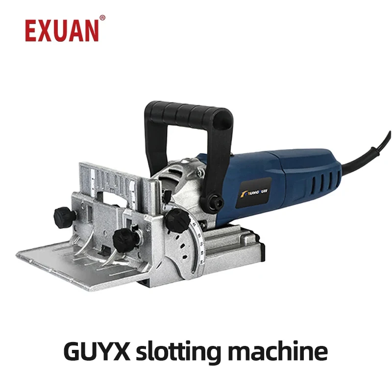 Woodworking slotting machine wood splicing tenon and groove machine woodworking decoration household power tools