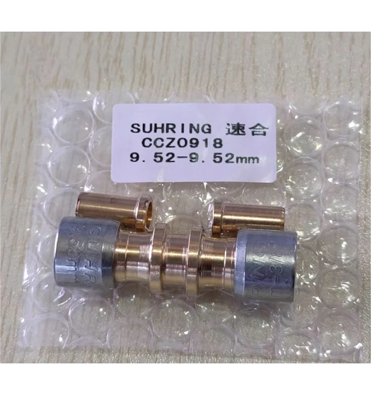 Ring Air Conditioning Equal Diameter Brass Pipe Tee Joint 8-8-8 Split Maintenance Installation
