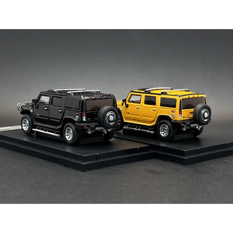 Lulu 1:64 h2 suv druckguss diorama auto modell sammlung miniatur spielzeug