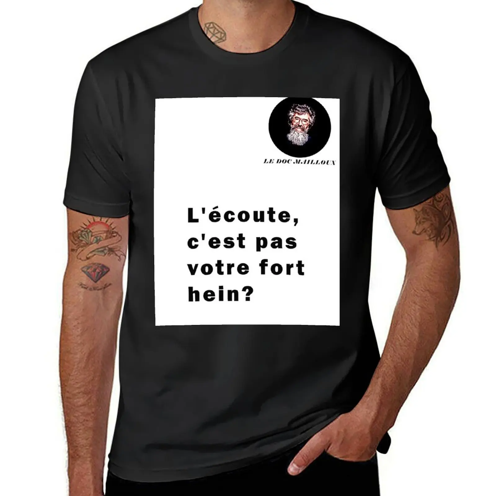 

Doc Mailloux - Listening isn't your strong point, is it T-Shirt tops new edition mens funny t shirts