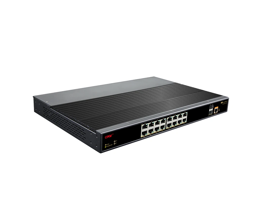 OEM manufacturer 16 port ethernet sfp switch smart desktop industrial fast ethernet port switch