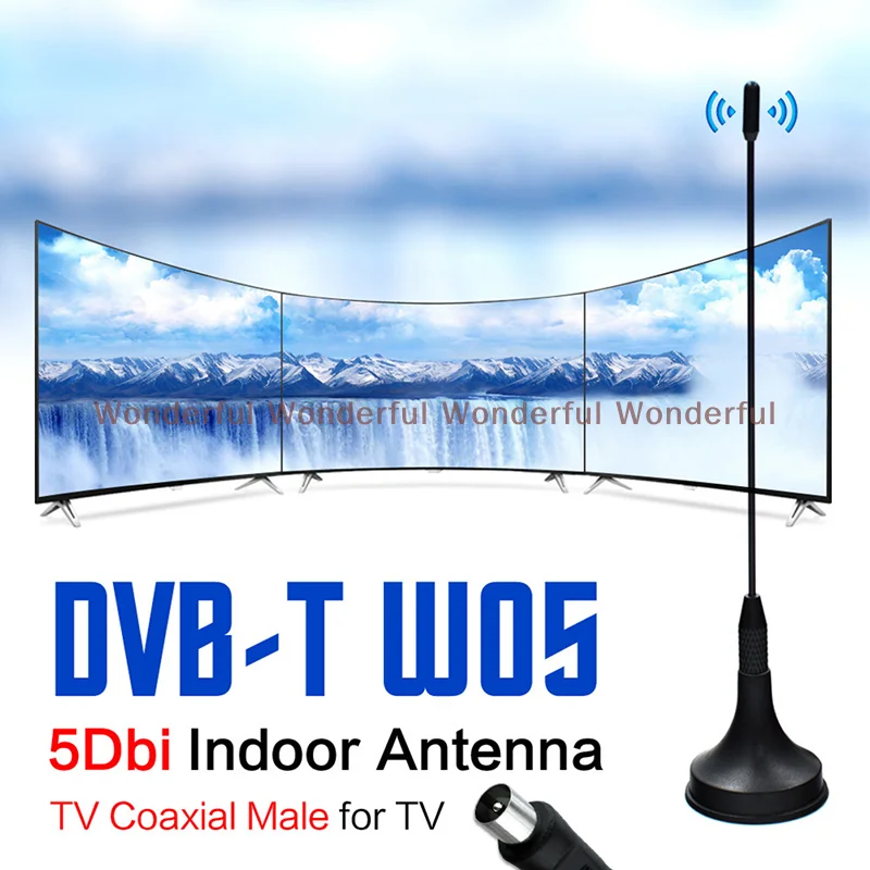 HD Freeview HDTV استقبال الإشارات الداخلية الرقمية DVB-T هوائي تلفزيون صغير الجوي الداعم CMMB استقبال التلفزيون #6
