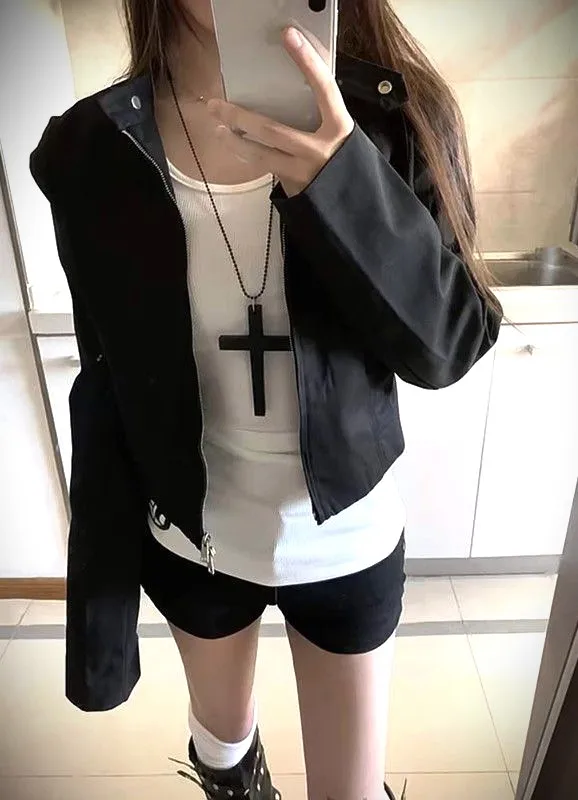 سترات راكبي الدراجات النارية سترة نسائية خضراء خريفية من التويد بإبرة مسطحة منسوجة على الطراز الأوروبي رشيقة عالية الجودة موضة كلاسيكية #5