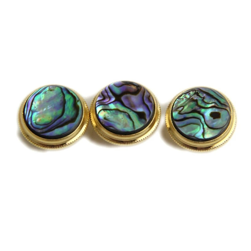 Natural Shell Brass Valves Button Covers for Various Brass Instruments