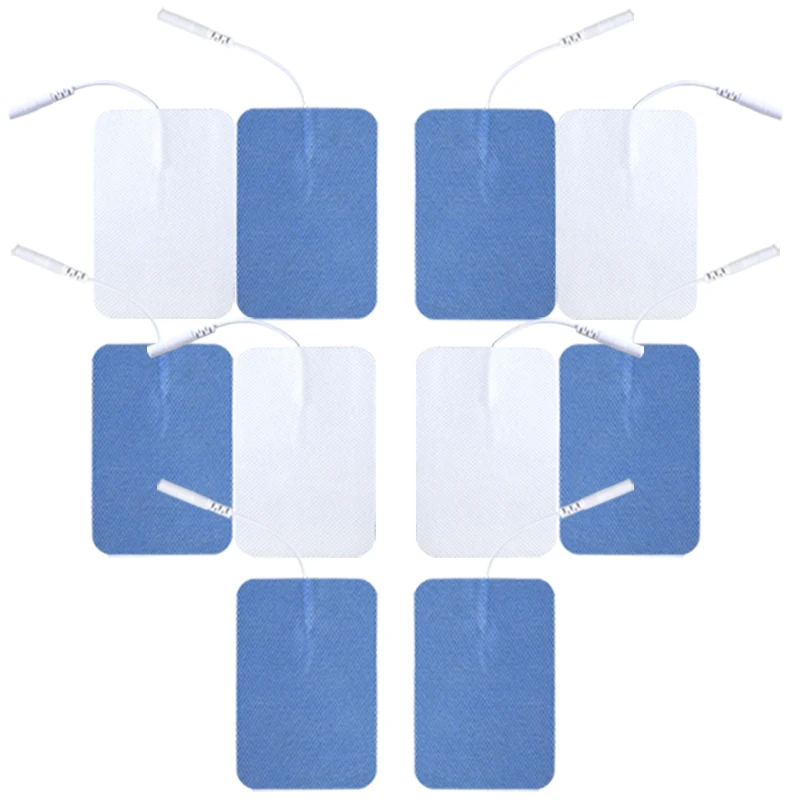 6x9cm 물리치료 텐스 전극 ​ 패드 전도성 젤 치료용 펄스 압력 전기 콤펙스 근육 자극기 마사지