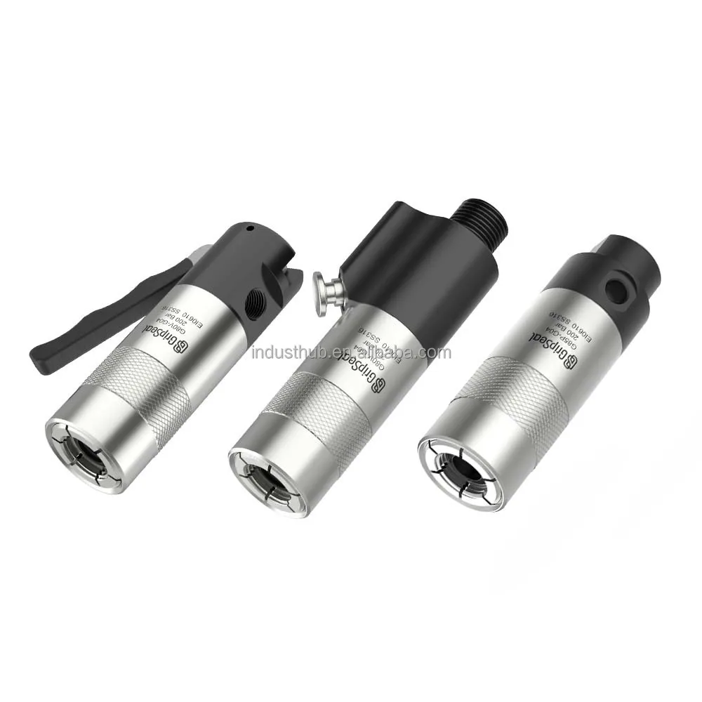 Stainless Steel Thread Quick Connector  Metric Water Pipe Hydraulic Leak Test Fitting
