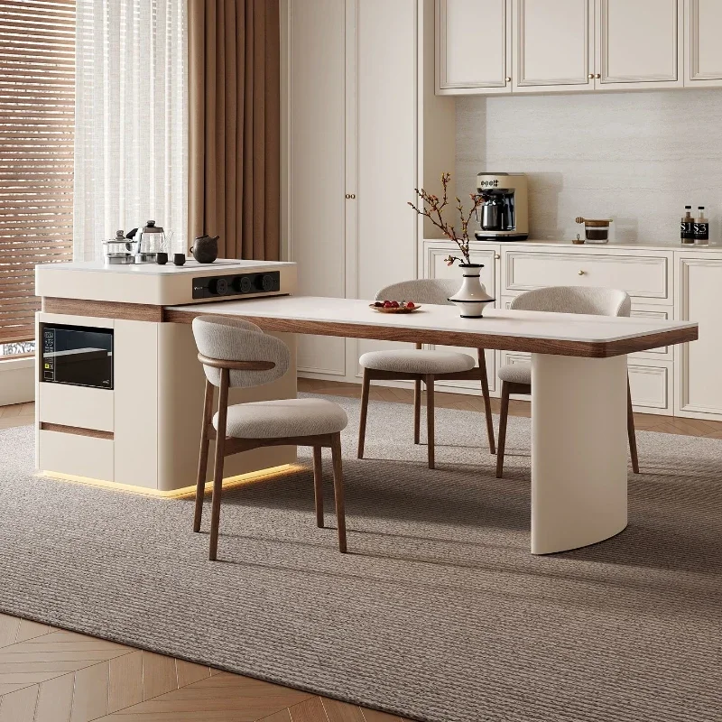 

Многофункциональный умный островной стол-трансформер для дома